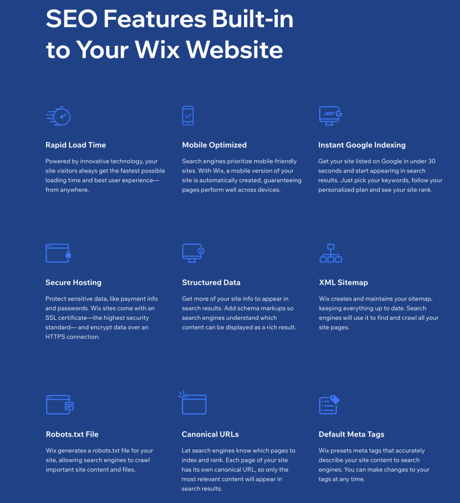 Wix SEO