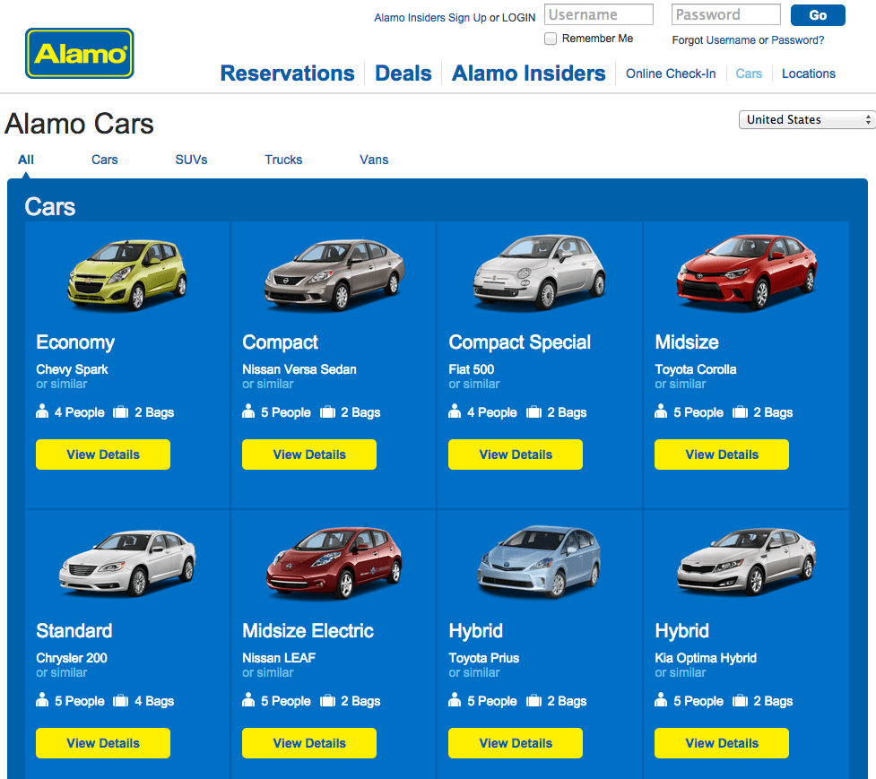 Alamo car Rental Review